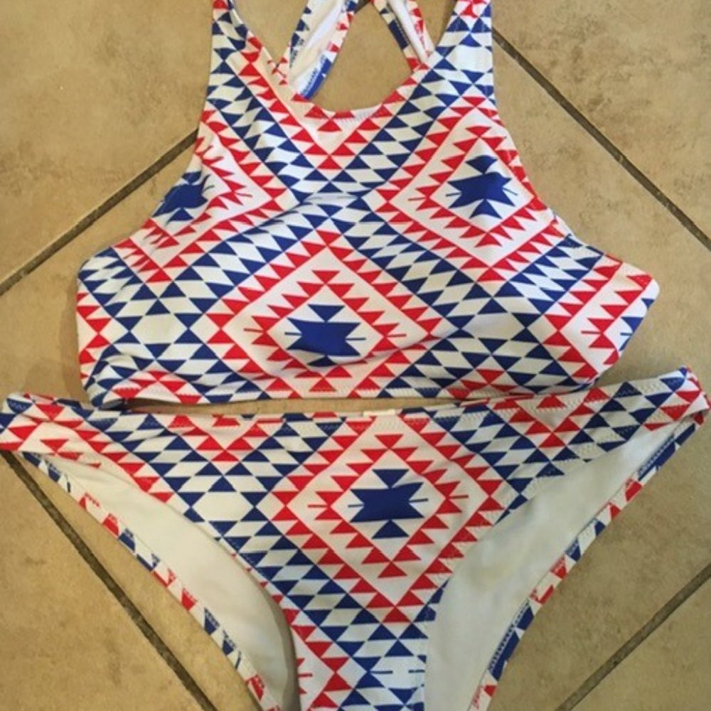 Red, White and Blue Bikini perfect for 4th of July